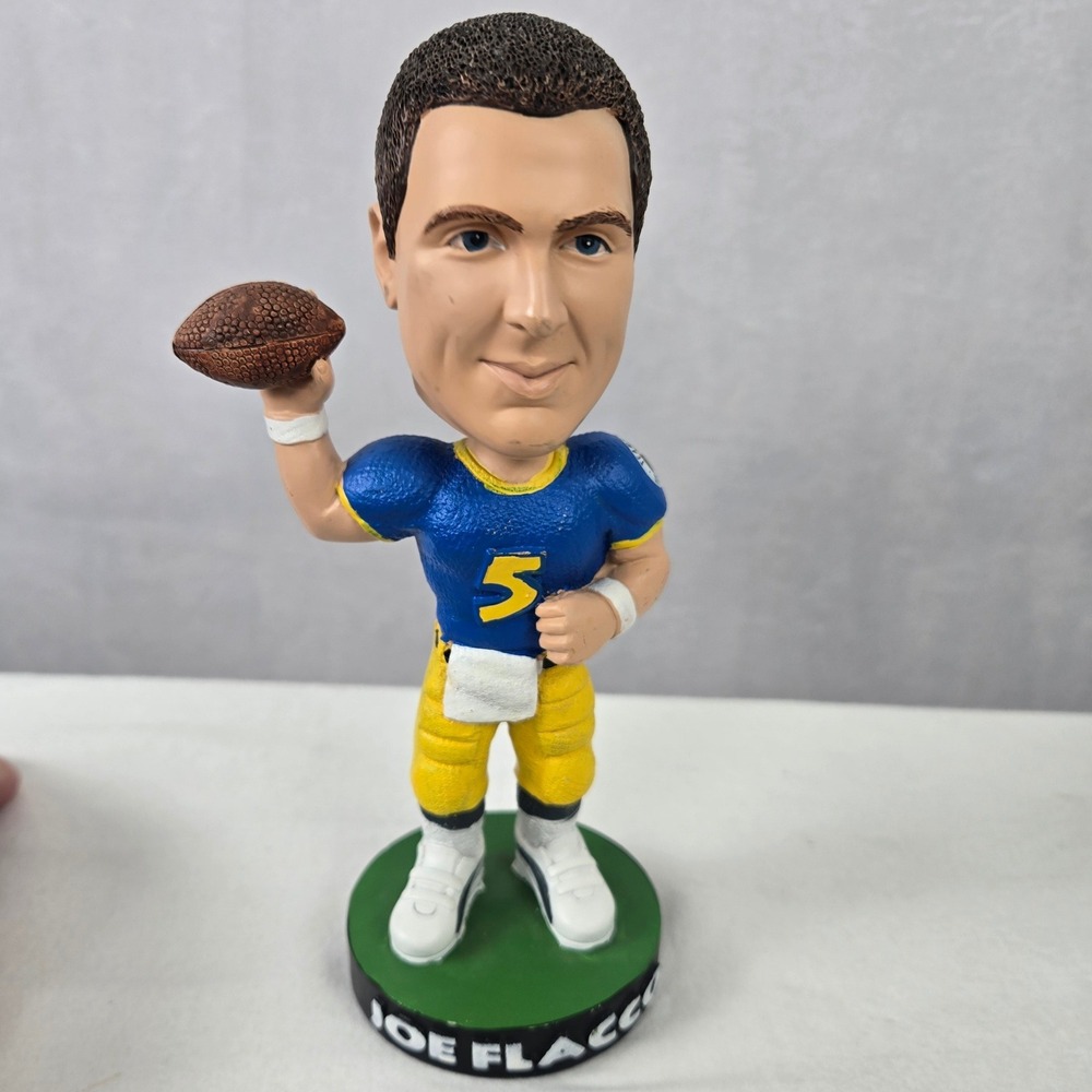 Joe Flacco Delaware Blue‎ Hens Rare Bobblehead NCAA College Football Figure No 5